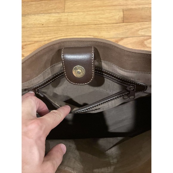 DVF Diane Von Furstenberg Brown Suede laptop bag - Picture 6 of 16